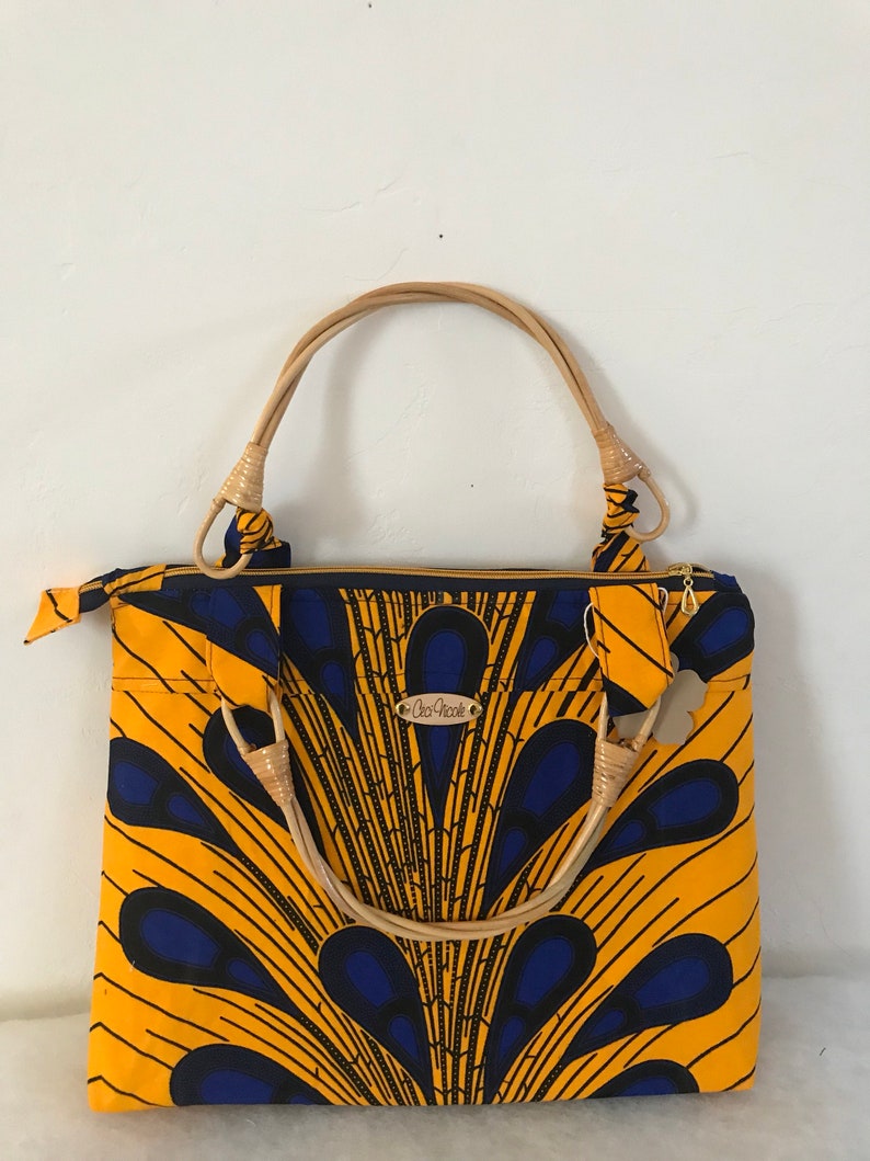Ankara Handbag/african Handbag/top Handle Bag/handmade - Etsy