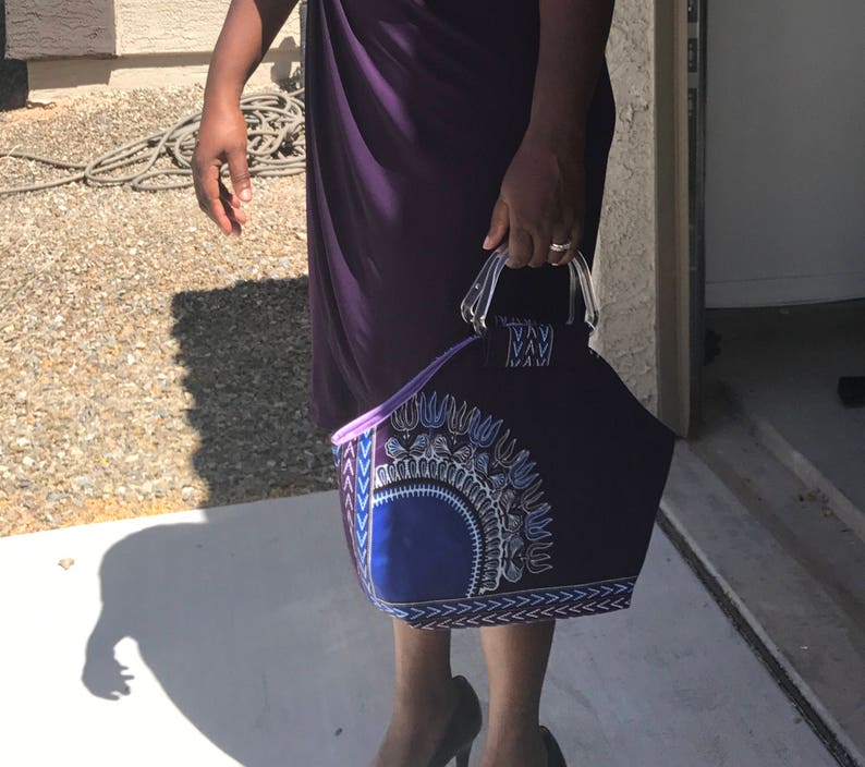 Dashiki African Handbag/purse/african Bag/ Top Handle Bag Etsy