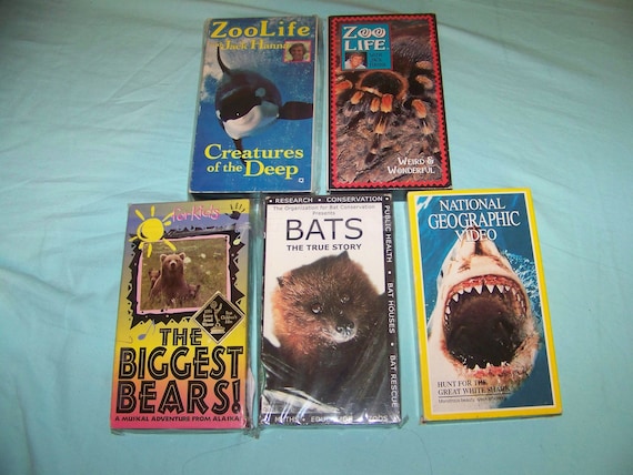 VHS Lot 0f 5 Animal Documentary Videos - Etsy VHS Lot 0f 5 Animal Documentary Videos - Etsy