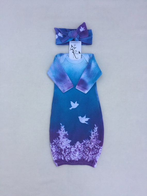 tie dye baby sleeper