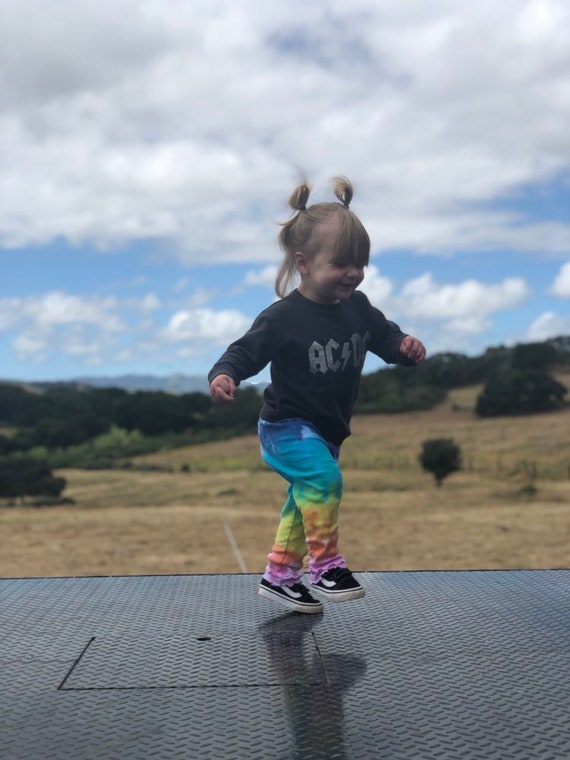 Baby girl rainbow leggings sale