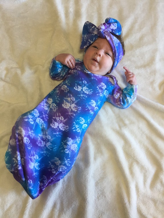 tie dye baby sleeper