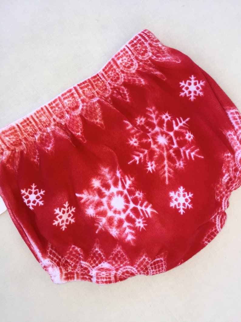 Hippie Holiday Boho Baby/'s First Christmas Gift Christmas Diaper Covers Hand Dyed Hand made Knot Bow Headband Christmas Baby Bloomers