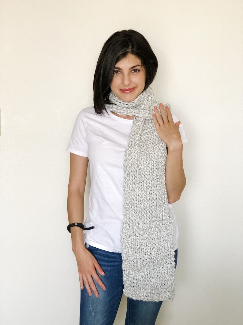 My design allows you to wrap your scarf without pockets showing.