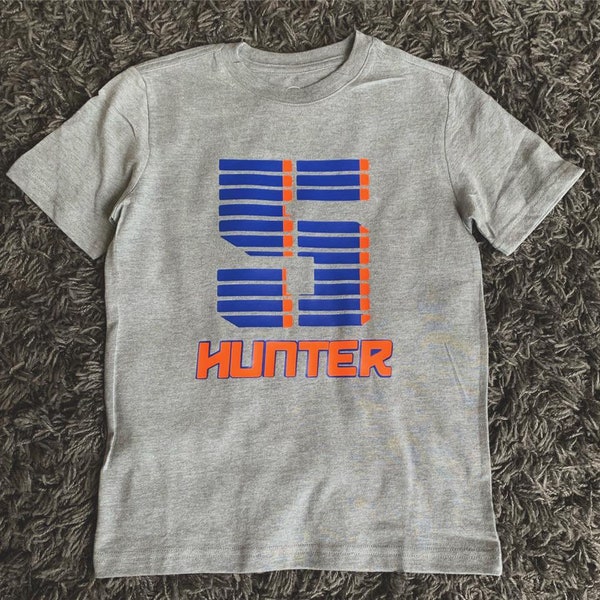 Nerf Battle Birthday Shirt