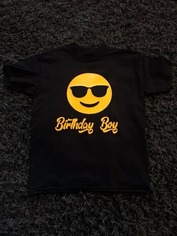Emoji birthday shirt sale