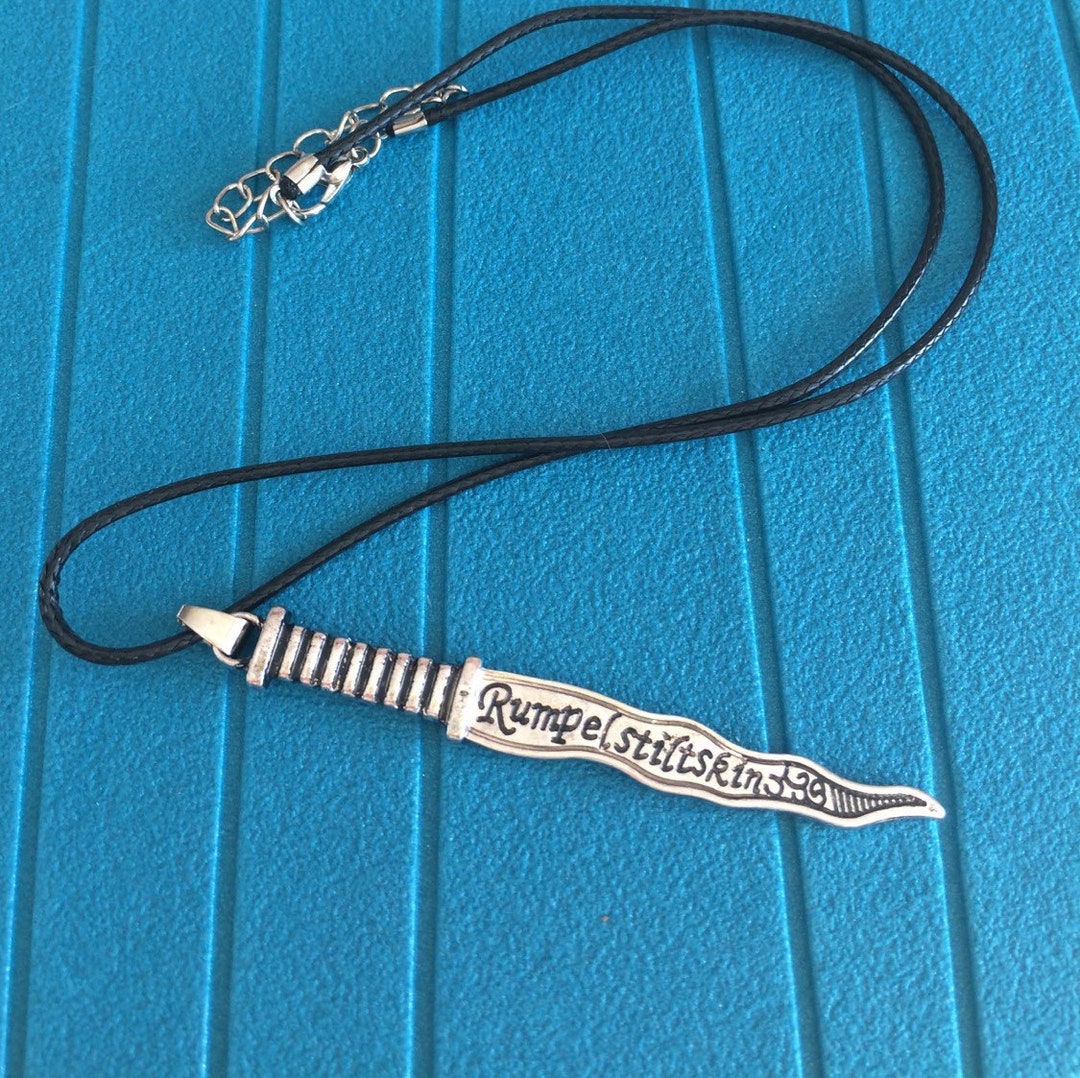Rumpelstiltskin Dagger Necklace Dark One Once Upon a Time Ouat Etsy UK