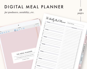 goodnotes planner goodnotes template iPad planner tablet | Etsy