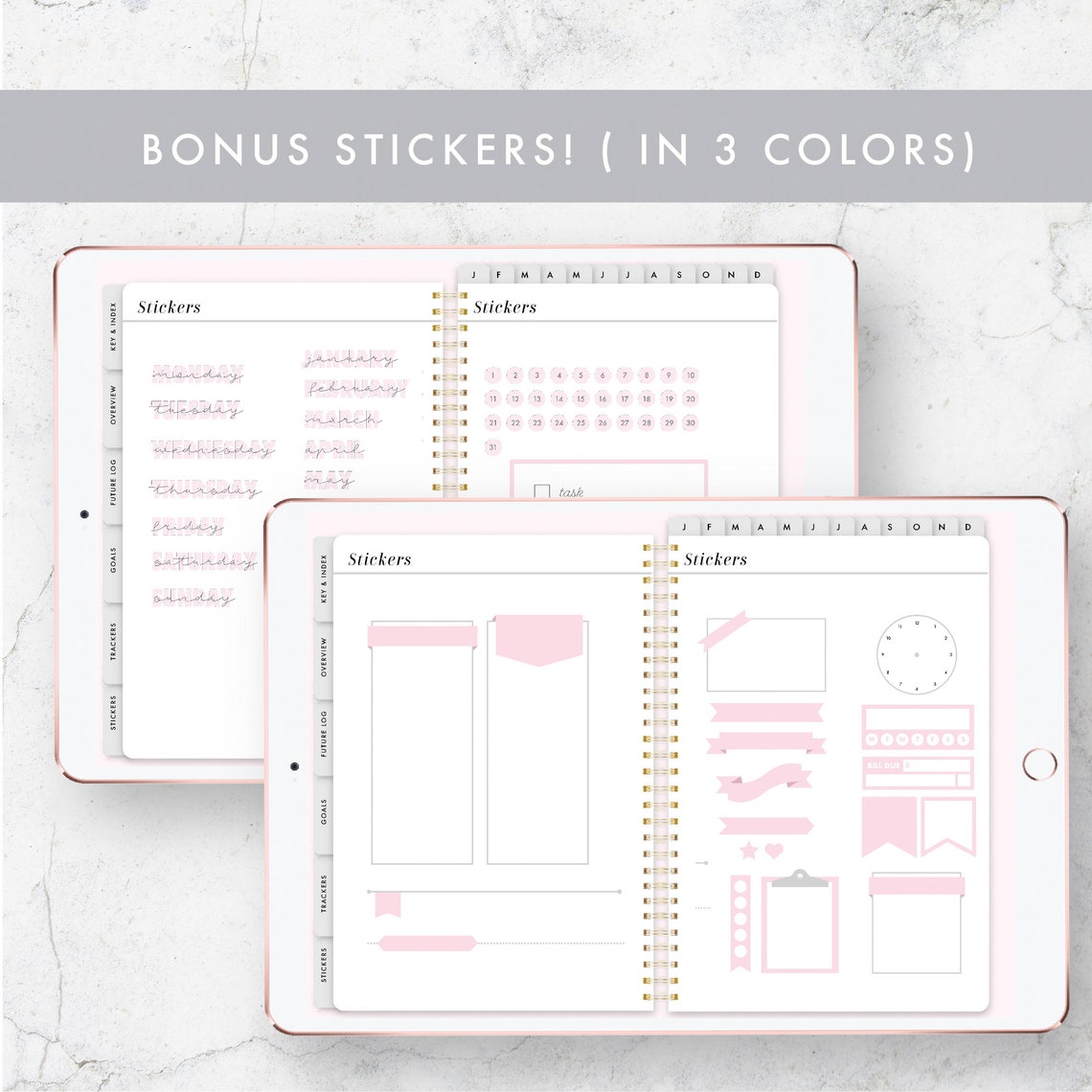 Digital bullet journal goodnotes template goodnotes Etsy