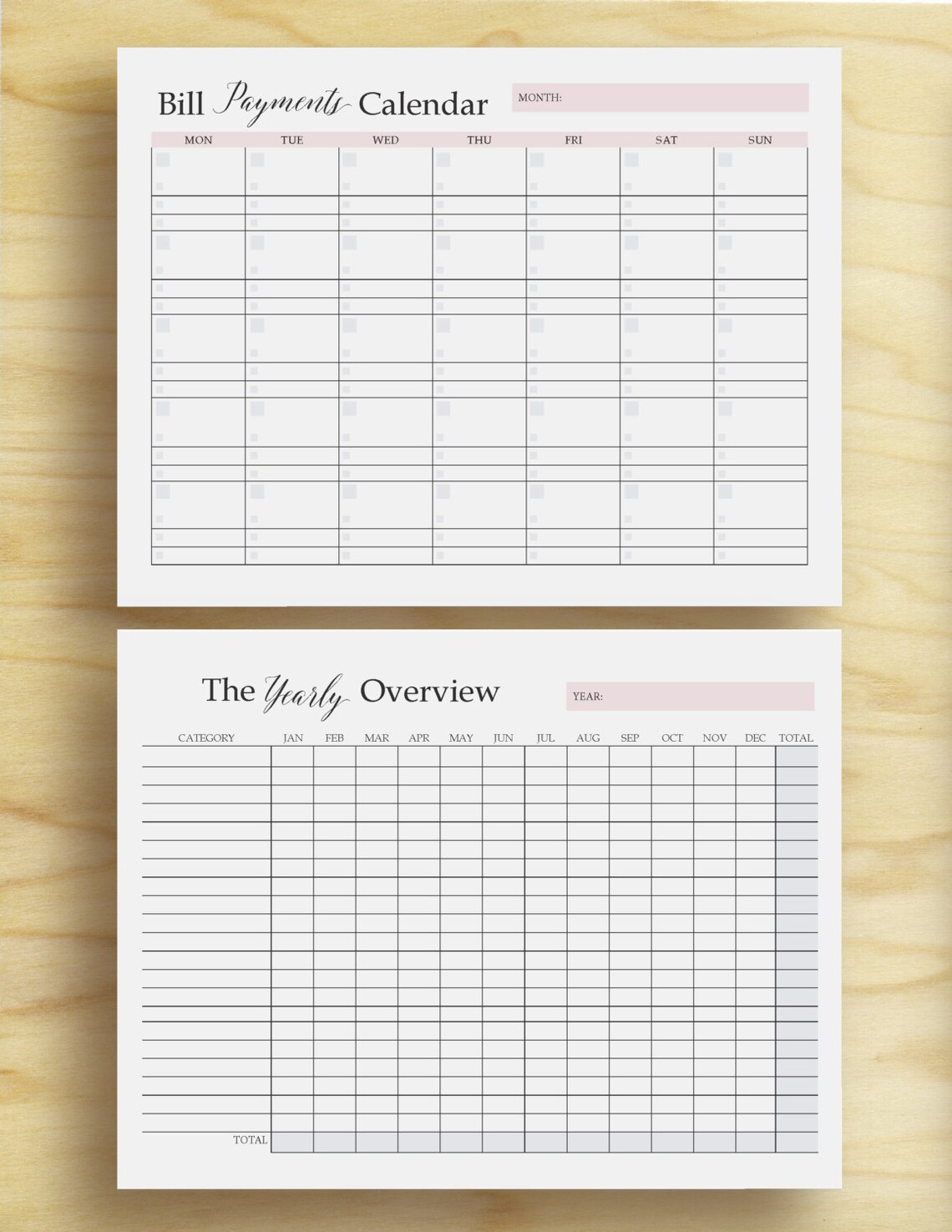 Finance planner Money Organizer Finance Printable Budget | Etsy