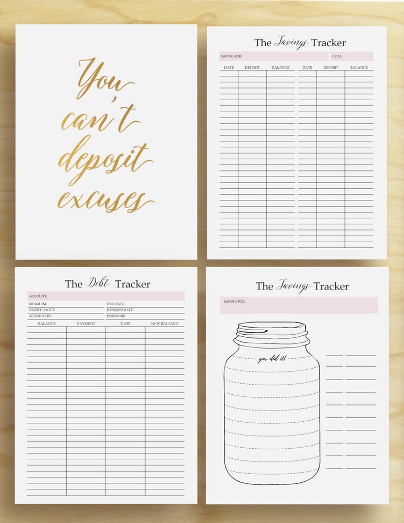Finance planner Money Organizer Finance Printable Budget | Etsy