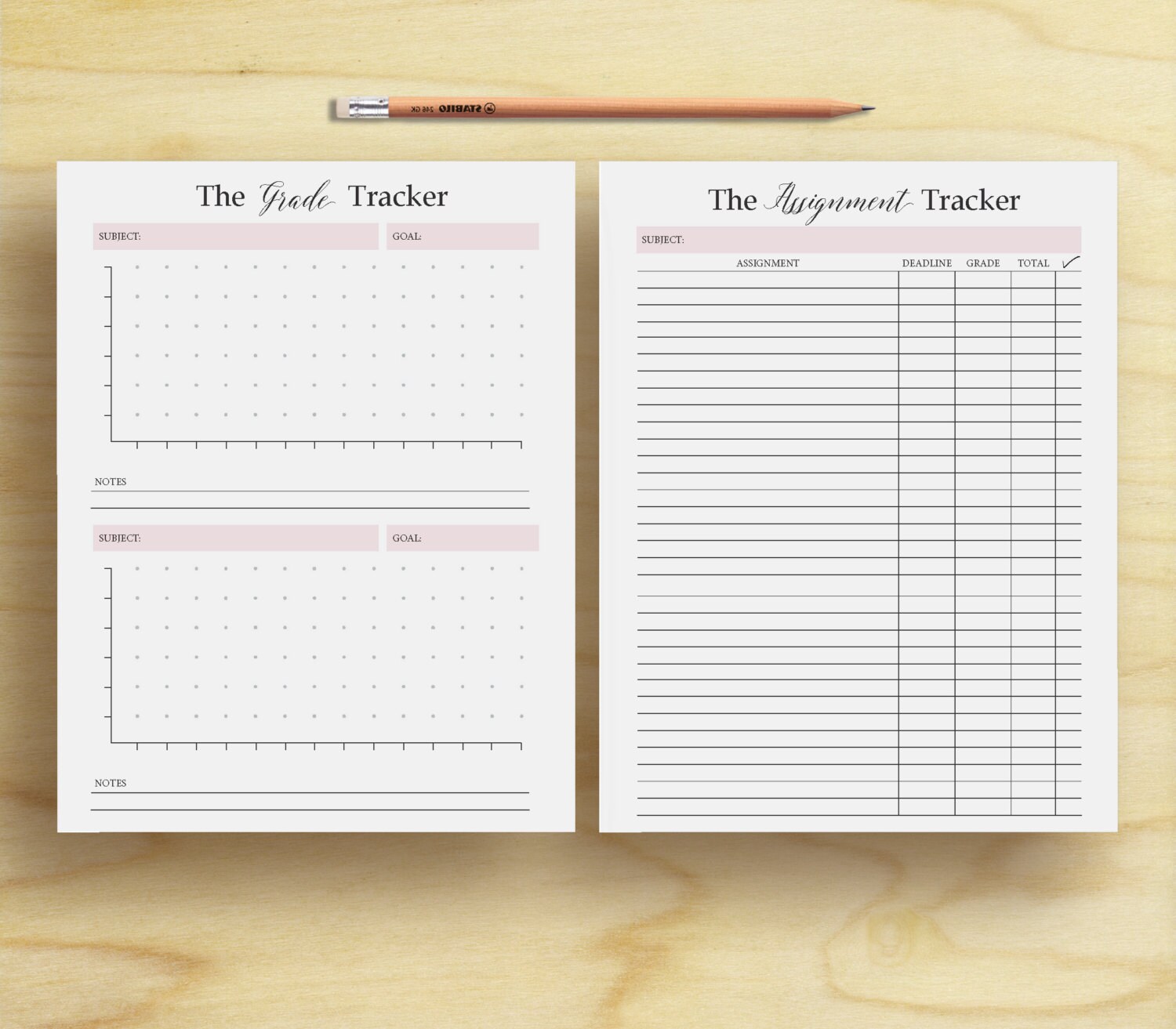 Homework Planner Assignment Planner Grade Tracker Student