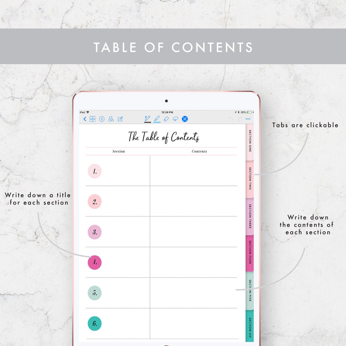 goodnotes notebook template goodnotes notebook template