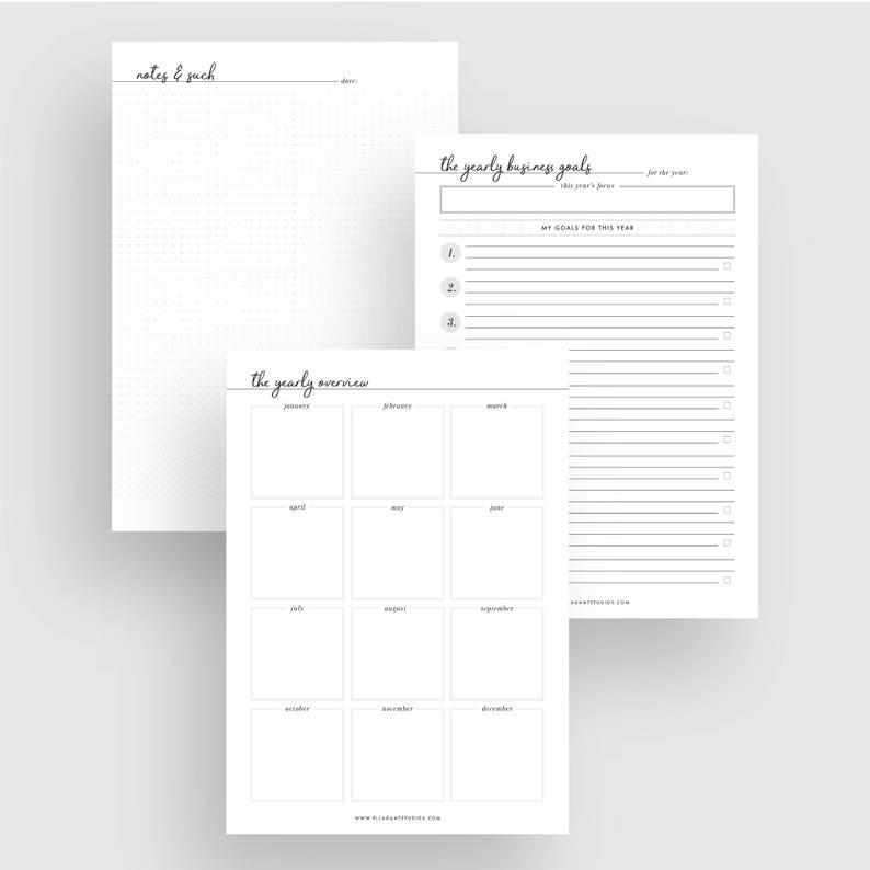 Online business planner small business planner etsy planner Etsy