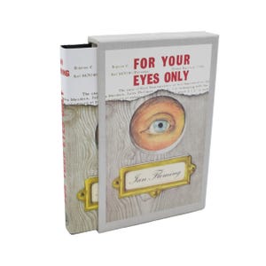 For Your Eyes Only FIRST EDITION Library Facsimile Reproduction of 1960 First Edition Ian Fleming James Bond 007, Matching Slipcase