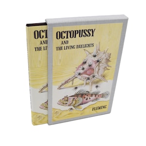 Octopussy and The Living Daylights FIRST EDITION Library Facsimile Reproduction of 1966 First Edition Ian Fleming James Bond 007 w/Slipcase