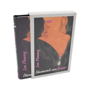 Diamonds Are Forever FIRST EDITION Library Facsimile Reproduction of 1956 First Edition Ian Fleming James Bond 007, Matching Slipcase