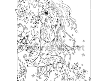 Horse Coloring Page