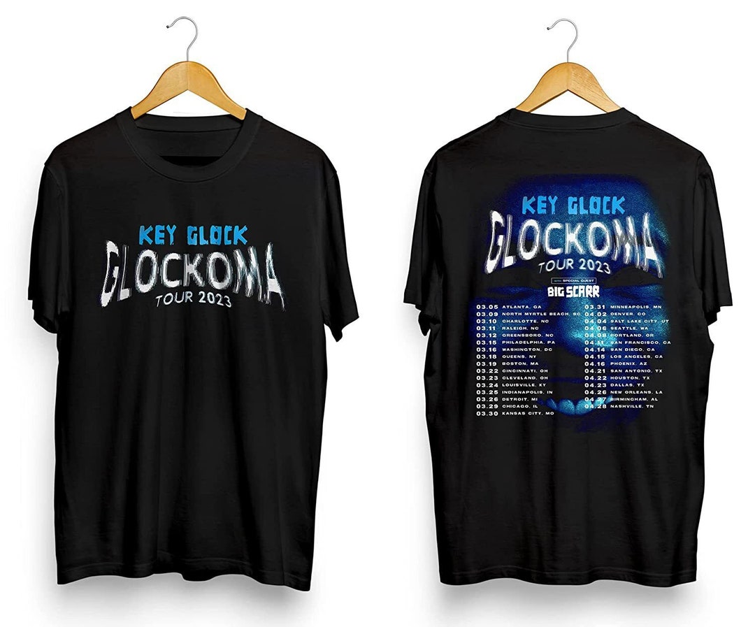 Key Glock Glockoma Tour 2023 Shirt Vintage Key Glock Shirt Etsy