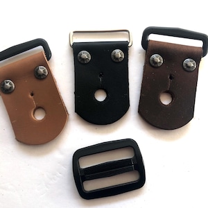 Ukulele Strap Kit, 1.5 Inch, for Ukulele, Banjo, Guitar or Mandolin 1.5 Inch Wide Straps, Hand cut Leather Ends