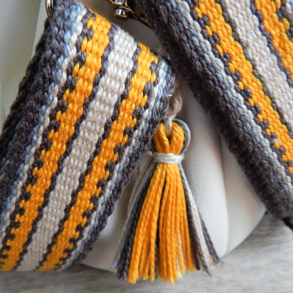 Handwoven Handbag Strap, Soft, Strong & Comfortable Shoulder Strap, Camera Case Strap, Messenger Bag Strap