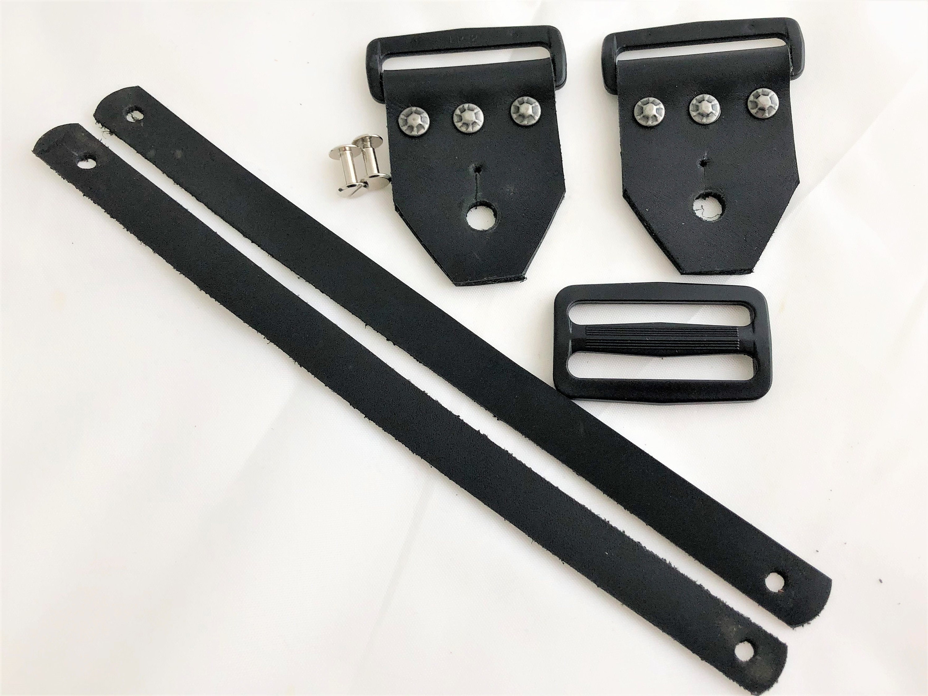 Guitar/banjo Strap Kit Combo Leather Guitar Strap Ends and Etsy Australia