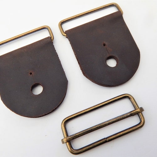 Guitar Strap Kit Quality Leather Ends Choice of Hardware Etsy