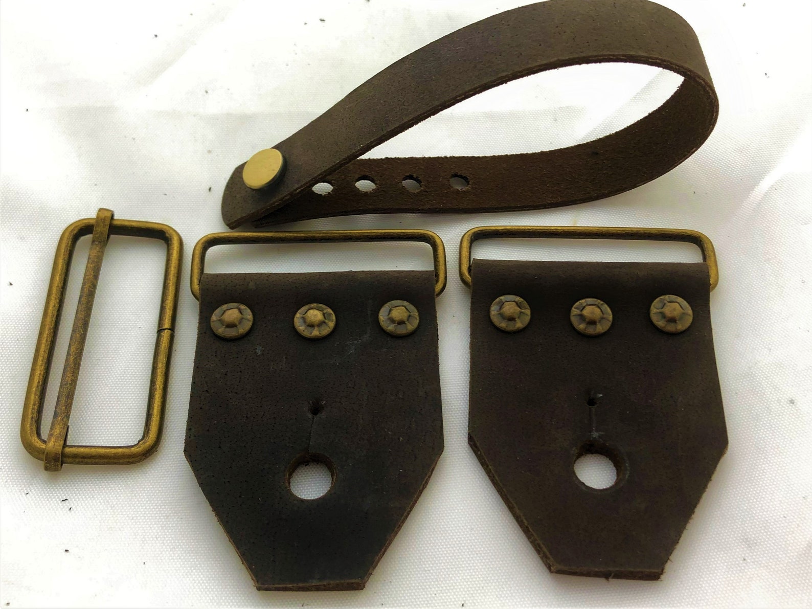 Guitar/banjo Strap Kit Combo Leather Guitar Strap Ends and Etsy Australia