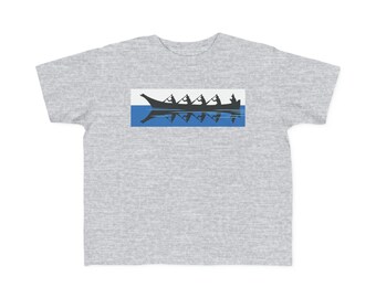 Native Harvest Canoe - Toddler's Fine Jersey Tee