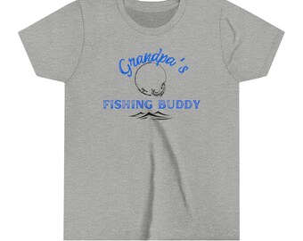 Grandpa's Fishing Buddy - Youth Short Sleeve Tee