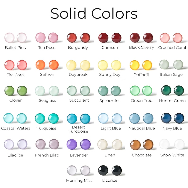 Build Your Own Three Pair Stud Earring Set - Colorful Dot Earrings - Resin Earrings - Everyday Earrings - Small Studs - Titanium - Gift Set image 4