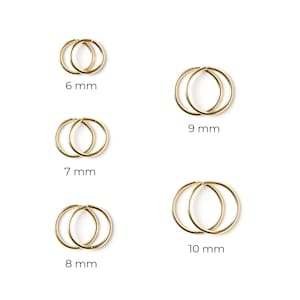 Mini Gold Creolen - Kleine Creolen - 14k Gold Filled Creolen - Kleine Creolen - Gold Huggie Creolen