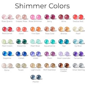 Build Your Own Three Pair Stud Earring Set - Colorful Dot Earrings - Resin Earrings - Everyday Earrings - Small Studs - Titanium - Gift Set image 5
