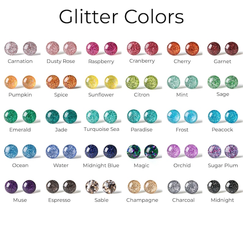 Build Your Own Three Pair Stud Earring Set - Colorful Dot Earrings - Resin Earrings - Everyday Earrings - Small Studs - Titanium - Gift Set image 6