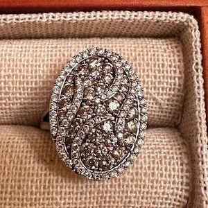 LeVian 14K white Gold Diamond Ring