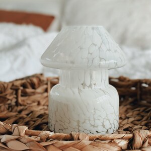 White Clouds mushroom candle lamp 500g gifts for her modern neutral homewares
