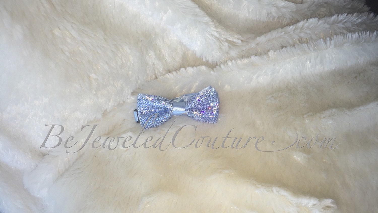 Swarovski Baby/Toddler Bowtie in Light Saphire Blue Keepsakes Etsy