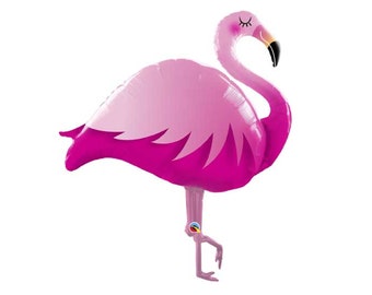 Globo gigante de flamenco: decoración para fiestas tropicales
