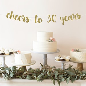30th Birthday Decorations Thirty Flirty And Thriving 30th Etsy