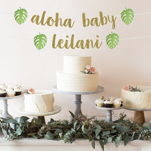 Aloha baby banner clearance