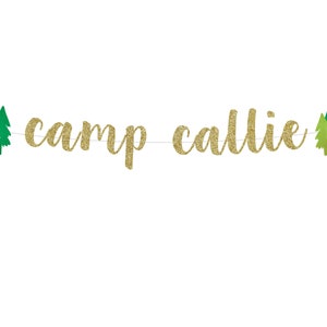 Camping Bachelorette Party | Camp Bachelorette Camping Banner | Bachelorette Party Decoration | Weekend in the Woods Bachelorette Decoration
