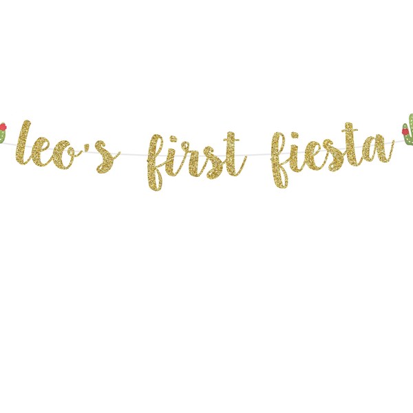 First Fiesta Banner | First Fiesta Decorations | First Fiesta Birthday Boy | First Fiesta Girl | 1st Fiesta | First Birthday Girl Boy Cactus