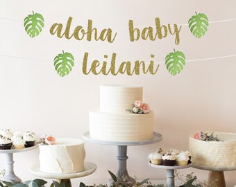 aloha baby banner