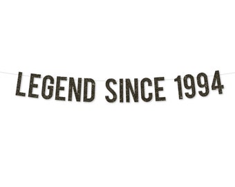 Legend Since 1994 Banner | 30th Birthday Decoration Men | 30th Men Birthday Party | Awesome Since 1994 | 30 Birthday Aged to Perfection Beer