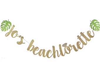 Beach Bachelorette Banner | Beach Bachelorette Party Decorations | Beach Bach | Beachlorette | Beachelorette | Custom Bachelorette Sign