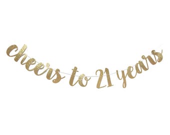 21st birthday banner etsy