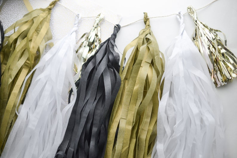 Tassel Garland Diy 60th Birthday Decoration Tassel Banner Etsy