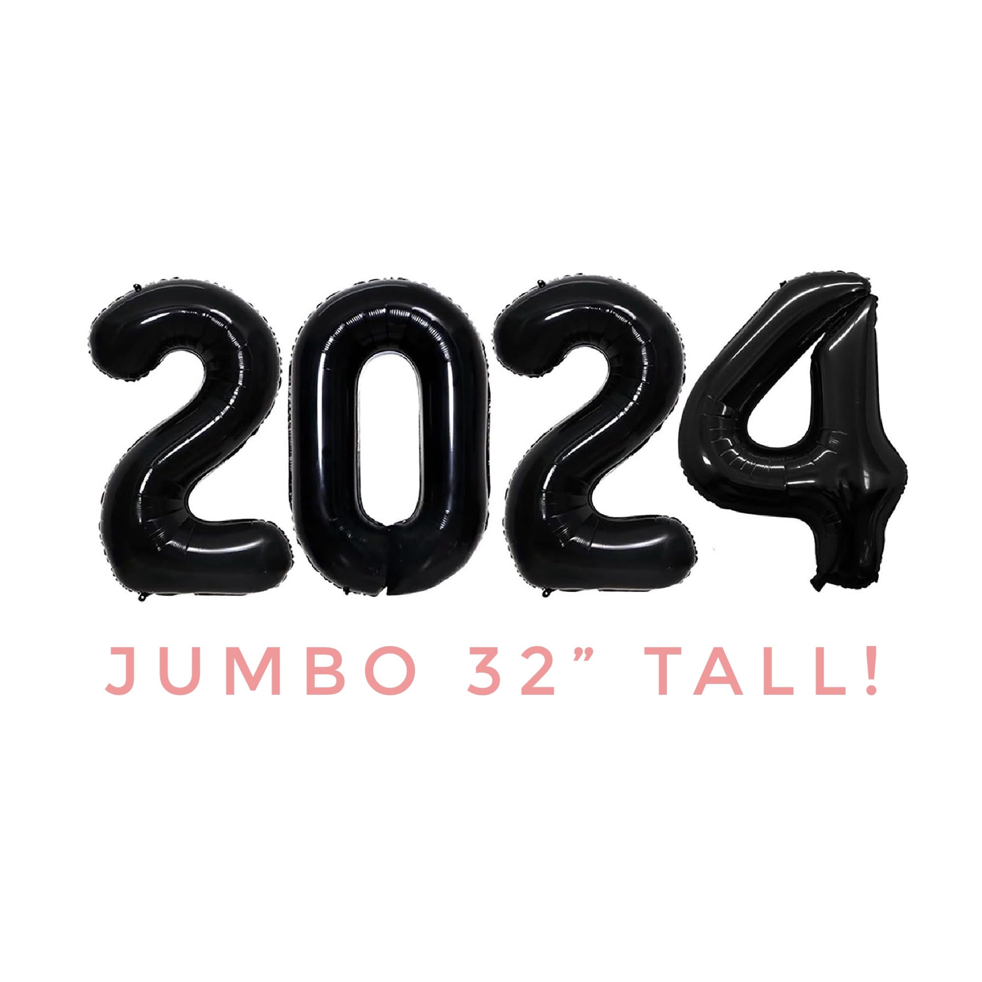 Ballon numéro 2024, décoration de réveillon du Nouvel An, Fête de