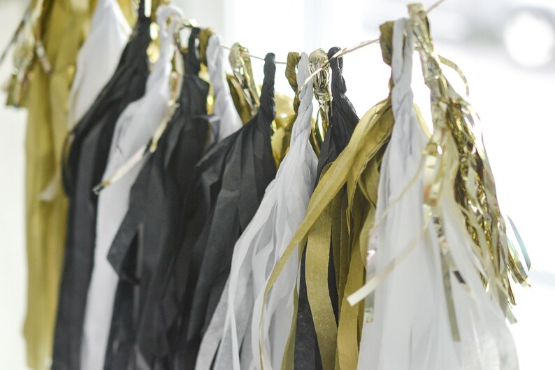 Tassel Garland Diy 60th Birthday Decoration Tassel Banner Etsy