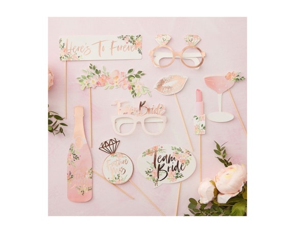 Giochi Per Feste Della Sposa Divertenti, Accessori Per Foto Della Festa Di Nozze, 58pezzi/16pezzi | SHEIN ALIA